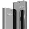 COVER FLIP CLEAR VIEW Per LG K22 PLUS CUSTODIA SLIM A SPECCHIO LIBRO NERA 360°