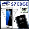 COVER 360° FRONTE RETRO + PELLICOLA VETRO FOTOCAMERA PER SAMSUNG GALAXY S7 EDGE