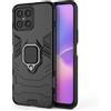 COVER Per HONOR X8 5G CUSTODIA ANTIURTO RIGIDA MAGNETICA ARMOR RING NERA X 8 TPU
