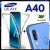 COVER 360° FRONTE RETRO + PELLICOLA VETRO FOTOCAMERA PER SAMSUNG GALAXY A40