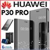 COVER FLIP PER HUAWEI P30 PRO CUSTODIA LIBRO CLEAR VIEW 360° A SPECCHIO NERA