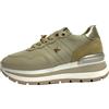 KEYS SCARPE DONNA SNEAKERS FASHION CON ACCESSORIO K-11880 BEIGE/PLATINO