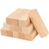 qxayxa Blocchi di Legno, 13 Pz Tiglio per Scolpire, Naturale Blocchetti da Lavorazione