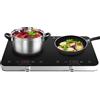 COOKTRON Piastra Induzione 2 Fuochi Piastra Ad Induzione 3500W Portatile con