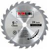 Saxton Blades Saxton TCT13524T Lama per sega circolare TCT, per legno, da 135 mm x 12,7 mm di