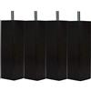 Margot - Douceur scandinavo Quadrato - Set di 4 Piedi di Rete Legno 6 x 6 x 20 c