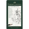 Faber-Castell 119065 Castell 9000 Matite Set di 12, Gradazioni da Hb a 8B, Matit