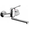 PAINI Miscelatore Cucina a Muro Paini Rubinetto Monocomando Lavello Cromo 04CR501P1