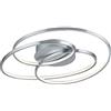 Trio Leuchten Lampada da soffitto a LED Gale 673916007, in metallo nichelato opa