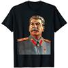 cubiz famous portrait design Josef Stalin ritratto a colori Maglietta
