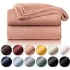 Everbrent Blumtal - Coperta Plaid Morbida 270 x 230 cm - Coperta Pile, Plaid Divano (j5u)