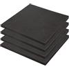 KingsBox Tappeto Palestra, Pavimento Gommato Palestra Royal 4Pcs 50x50x2 cm per