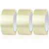 A2Z 6 Rulli Nastro Adesivo Trasparente 48mm X 66m BOPP Con Core Da 75mm