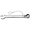 BETA 142HS 13 - Chiavi combinate a forchetta e poligonale piegata a cricchetto reversibile cromate H-SAFE