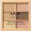 NYX Professional Makeup Palette Conceal, Correct, Contour Correttori, Texture Cr