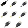 Eurowagens USB A 2.5X0.7Mm 3.5X1.35Mm 4.0X1.7Mm 5.5X2.5Mm 5.5X1.7Mm 5.5X2.5Mm 5.5X2.1Mm