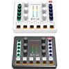 Eurowagens Mixer Audio Con Cambiatore Di Voce Scheda Audio LED Per Streaming Karaoke