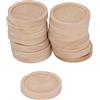 Buachois 50 Pezzi Dischi Legno 3cm, Decorazione Tronco Naturale non Forato, Dischetti da