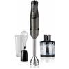 BLACK+DECKER BXHBA1000E Frullatore a Immersione, 1000 W, Inox/Plastica, Nero/Acc