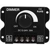 HEEPDD Dimmer Interruttore LED, 12V-24V 30A Regolatore Dimmeraggio Luce di Striscia Mon