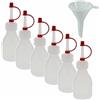 mikken 6 flaconi da 30 ml, senza BPA, made in Germany, imbuto incluso