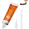ALLONY Silicone Alta Temperatura, Colla Alte Temperature, Nero Adesivo Resistent