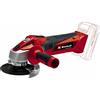 Einhell 4431130 TC-AG 18/115 Li Smerigliatrice Angolare Batteria, 18 V, Rosso, N