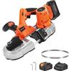 VEVOR Troncatrice a Nastro Portatile 20 V Troncatrice a Nastro Compatta