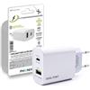 Phonix Caricatore USB C Multiplo Da Muro per Apple Samsung Huawei Xiaomi | GARANZIA ITA