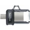 SanDisk Unità micro USB SanDisk Ultra Dual m3.0, memoria smartphone da 128 GB (archiviaz
