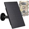 LIFEMOI Pannello solare 12V/1A 6V/2A con batteria al litio ricaricabile integrata da 400