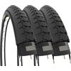Ecovelò 3 COPERTONI 26X2X1 3/4 (54-571) PNEUMATICI MOTO CARRETTO FURGONCINO BICICLETTA