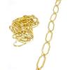prometeo electronics 1 mt Catena Cattedrale genovese oro per Lampadari Filo 2,7mm Maglia 45x20mm