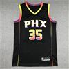 Maglia da basket NO.1 NO.35 cucita Nero Taglia S-2XL