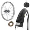 Ecovelò Cerchio Posteriore 16x1.75 + Pignone 16 Z + Copertone 16 x 1.75 +Camera X Bici