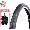 Deestone 1 COPERTONE SLICK + 1 CAMERA PER BICICLETTA BICI 26 X 1.40 (37-559) STRADA MTB