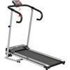HOMCOM Tapis Roulant Elettrico Pieghevole Velocità Max 10km/h 500W Schermo LCD