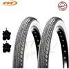 CST KIT 2 COPERTONI 16 X 1.75 + CAMERE PNEUMATICI BICI GRAZIELLA BIANCO NERI