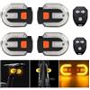 FZCSPEED Kit 4 Frecce Bicicletta Bici Monopattino Indicatori Direzione telecomando Wifi