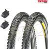 KENDA 2 COPERTONI MTB 29X2.10 + CAMERE CON VALVOLA AMERICANA PNEUMATICI MOUNTAIN BIKE