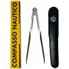 Frangente Strumenti Il Frangente NF/30 Compasso Nautico in Metallo Satinato a Punte Fisse, 18 cm