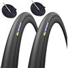 Michelin COPERTONI 700 X 25C MICHELIN + CAMERE PNEUMATICI PIEGHEVOLI BDC BICI DA CORSA