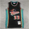 Maglia da basket Retro 98-99 Maglia da basket #33 Adulto Cucita S-2XL Nuovo