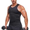 KUMAYES Canotta dimagrante uomo Maglia Sauna gilet sauna snellente fascia