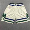 pantaloncini da basket Classici Pantaloncini da basket Bucks Magic Lakers Warriors Cuciti S----XXL