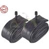Ecovelò 2 CAMERE D'ARIA 24x1.75 1.90 2.125 VALVOLA SCHRADER AMERICA MTB BICICLETTA BICI