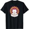 Yoga Donna e Uomo Regali Accessori Yoga Chakra Buddha Meditazione Mandala cat gatto Maglietta