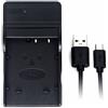 Norifon NP-120 USB Caricatore per Casio Exilim EX-S200, EX-S300, EX-Z31, EX-Z680