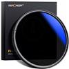 K&F Concept Nano-K 55mm Filtro Variabile ND2-400 (1-9 stop) in Vetro Ottico con