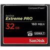 SanDisk Extreme Pro CompactFlash Scheda di Memoria 32 GB, 160 MB/s